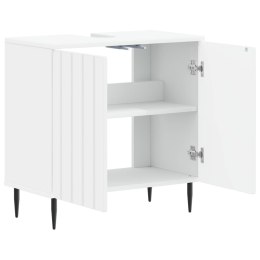 VidaXL Szafka pod umywalkę ZWOLLE Biały 59,5 x 31,5 x 59 cm