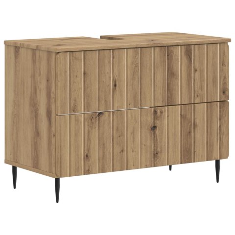 VidaXL Szafka pod umywalkę ZWOLLE Dąb artisan 82 x 41 x 58,5 cm