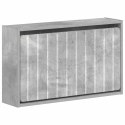 WISZĄCA SZAFKA NA BUTY ZWOLLE 71 X 17 X 43 CM BETONOWY SZARY