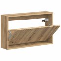 VidaXL Wisząca szafka na buty ZWOLLE 71 x 17 x 43 cm Dąb artisan