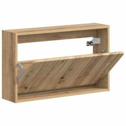 VidaXL Wisząca szafka na buty ZWOLLE 71 x 17 x 43 cm Dąb artisan