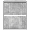 VidaXL Wisząca szafka na buty ZWOLLE 71 x 17 x 86 cm Betonowy szary