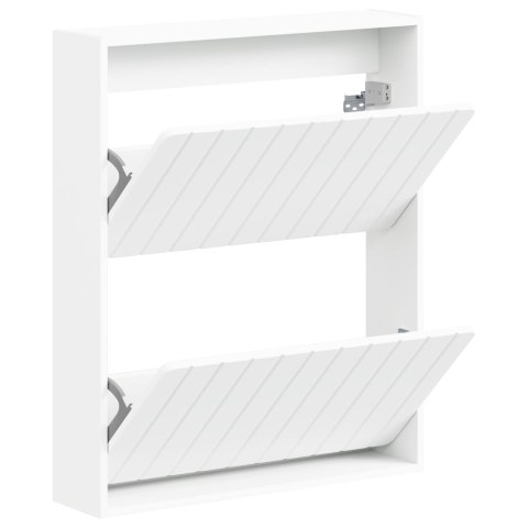WISZĄCA SZAFKA NA BUTY ZWOLLE 71 X 17 X 86 CM BIAŁY