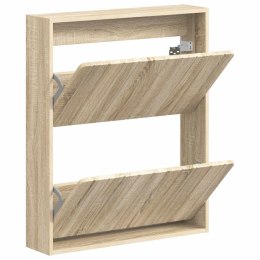 WISZĄCA SZAFKA NA BUTY ZWOLLE 71 X 17 X 86 CM DĄB SONOMA