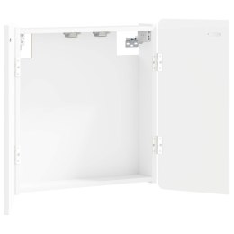 VidaXL Szafka na tarczę do rzutków ZWOLLE Biały 52,5 x 10,5 x 57,5 cm