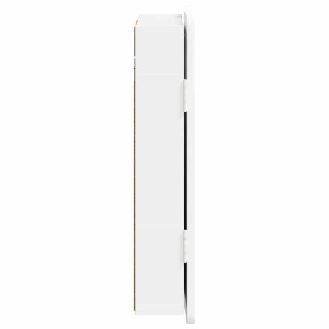VidaXL Szafka na tarczę do rzutków ZWOLLE Biały 52,5 x 10,5 x 57,5 cm