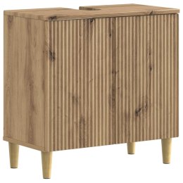 VidaXL Szafka pod umywalkę ARNHEM Dąb artisan 59,5 x 31,5 x 59 cm
