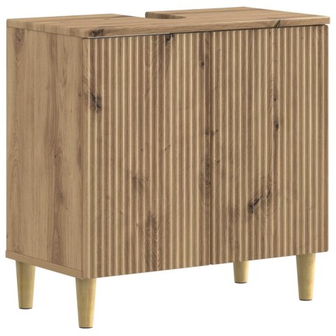 VidaXL Szafka pod umywalkę ARNHEM Dąb artisan 59,5 x 31,5 x 59 cm