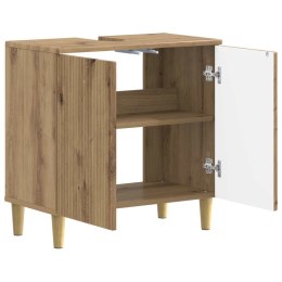 VidaXL Szafka pod umywalkę ARNHEM Dąb artisan 59,5 x 31,5 x 59 cm