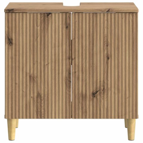VidaXL Szafka pod umywalkę ARNHEM Dąb artisan 59,5 x 31,5 x 59 cm