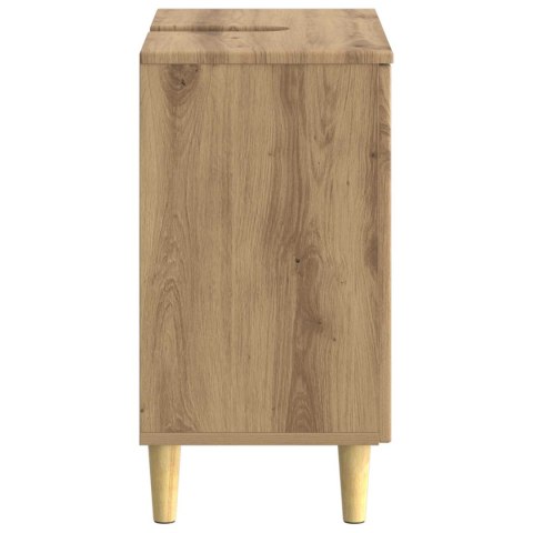 VidaXL Szafka pod umywalkę ARNHEM Dąb artisan 59,5 x 31,5 x 59 cm