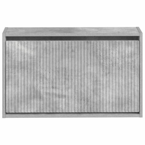 VidaXL Wisząca szafka na buty ARNHEM 71 x 17 x 43 cm Betonowy szary