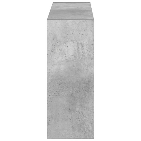 VidaXL Wisząca szafka na buty ARNHEM 71 x 17 x 43 cm Betonowy szary