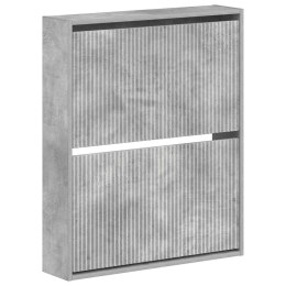 VidaXL Wisząca szafka na buty ARNHEM 71 x 17 x 86 cm Betonowy szary
