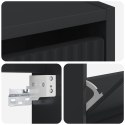 VidaXL Wisząca szafka na buty ARNHEM 71 x 17 x 86 cm Czarny