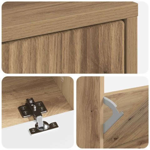 SZAFKA NA BUTY ARNHEM 78 X 24 X 103 CM DREWNO INŻYNIERYJNE