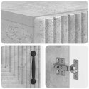 VidaXL Szafka na buty HAARLEM 59,5 x 39,5 x 89,5 cm Betonowy szary