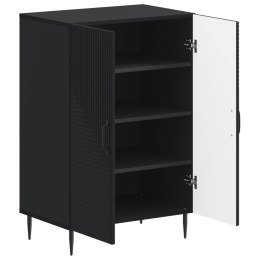 VidaXL Szafka na buty HAARLEM 59,5 x 39,5 x 89,5 cm Czarny