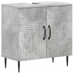 VidaXL Szafka pod umywalkę HAARLEM Betonowy szary 59,5 x 31,5 x 59 cm