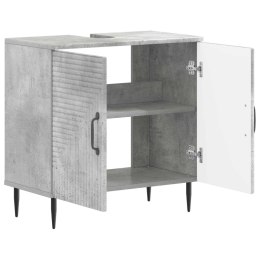 VidaXL Szafka pod umywalkę HAARLEM Betonowy szary 59,5 x 31,5 x 59 cm