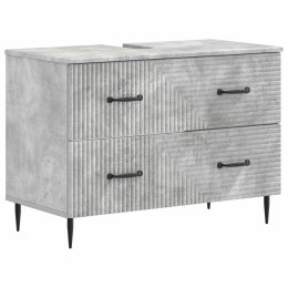 VidaXL Szafka pod umywalkę HAARLEM Betonowy szary 82 x 41 x 58,5 cm