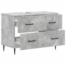 VidaXL Szafka pod umywalkę HAARLEM Betonowy szary 82 x 41 x 58,5 cm
