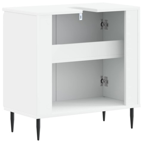 VidaXL Szafka pod umywalkę HAARLEM Biały 59,5 x 31,5 x 59 cm