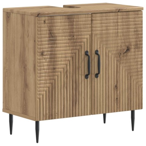 VidaXL Szafka pod umywalkę HAARLEM Dąb artisan 59,5 x 31,5 x 59 cm