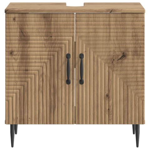VidaXL Szafka pod umywalkę HAARLEM Dąb artisan 59,5 x 31,5 x 59 cm