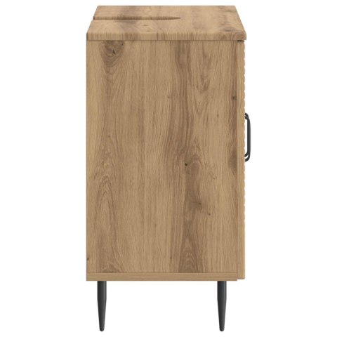 VidaXL Szafka pod umywalkę HAARLEM Dąb artisan 59,5 x 31,5 x 59 cm
