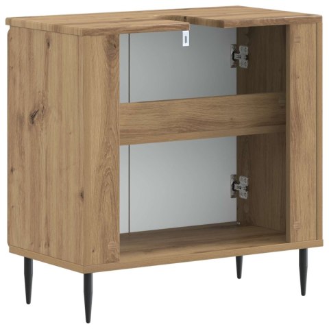 VidaXL Szafka pod umywalkę HAARLEM Dąb artisan 59,5 x 31,5 x 59 cm