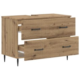 VidaXL Szafka pod umywalkę HAARLEM Dąb artisan 82 x 41 x 58,5 cm