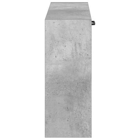 VidaXL Wisząca szafka na buty HAARLEM 71 x 17 x 43 cm Betonowy szary