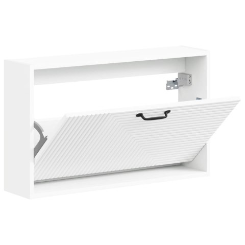 WISZĄCA SZAFKA NA BUTY HAARLEM 71 X 17 X 43 CM BIAŁY