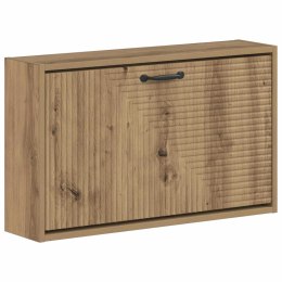 WISZĄCA SZAFKA NA BUTY HAARLEM 71 X 17 X 43 CM DĄB ARTISAN