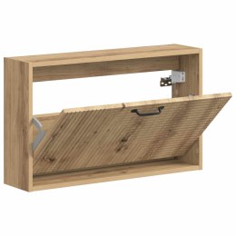 WISZĄCA SZAFKA NA BUTY HAARLEM 71 X 17 X 43 CM DĄB ARTISAN