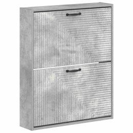 WISZĄCA SZAFKA NA BUTY HAARLEM 71 X 17 X 86 CM BETONOWY SZARY