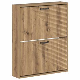 VidaXL Wisząca szafka na buty HAARLEM 71 x 17 x 86 cm Dąb artisan