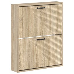VidaXL Wisząca szafka na buty HAARLEM 71 x 17 x 86 cm dąb Sonoma