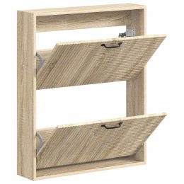 VidaXL Wisząca szafka na buty HAARLEM 71 x 17 x 86 cm dąb Sonoma