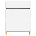 VidaXL Szafka na buty DELFT 78 x 24 x 103 cm Drewno inżynieryjne Biały