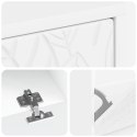 VidaXL Szafka na buty DELFT 78 x 24 x 103 cm Drewno inżynieryjne Biały
