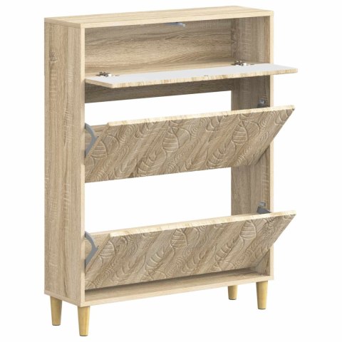 VidaXL Szafka na buty DELFT 78 x 24 x 103 cm Drewno inżynieryjne
