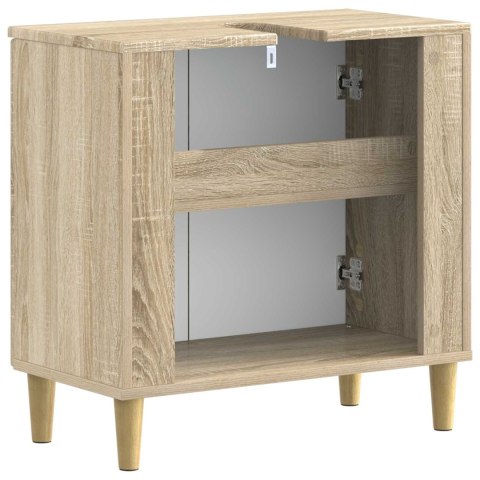VidaXL Szafka pod umywalkę DELFT dąb Sonoma 59,5 x 31,5 x 59 cm