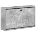 VidaXL Wisząca szafka na buty DELFT 71 x 17 x 43 cm Betonowy szary