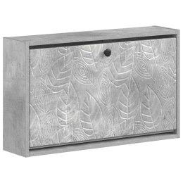 VidaXL Wisząca szafka na buty DELFT 71 x 17 x 43 cm Betonowy szary