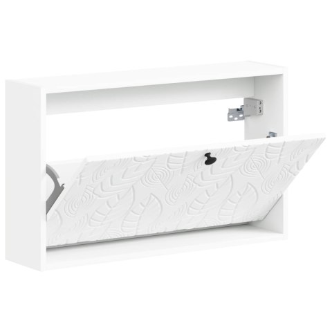 WISZĄCA SZAFKA NA BUTY DELFT 71 X 17 X 43 CM BIAŁY