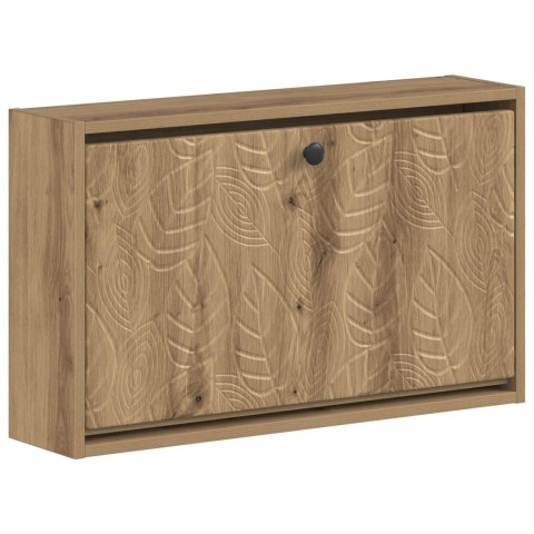 WISZĄCA SZAFKA NA BUTY DELFT 71 X 17 X 43 CM DĄB ARTISAN