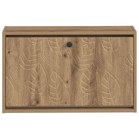 WISZĄCA SZAFKA NA BUTY DELFT 71 X 17 X 43 CM DĄB ARTISAN