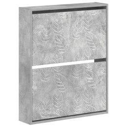 WISZĄCA SZAFKA NA BUTY DELFT 71 X 17 X 86 CM BETONOWY SZARY